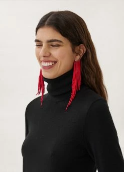 Lemaire-UK PEARLS CASCADE EARRINGS