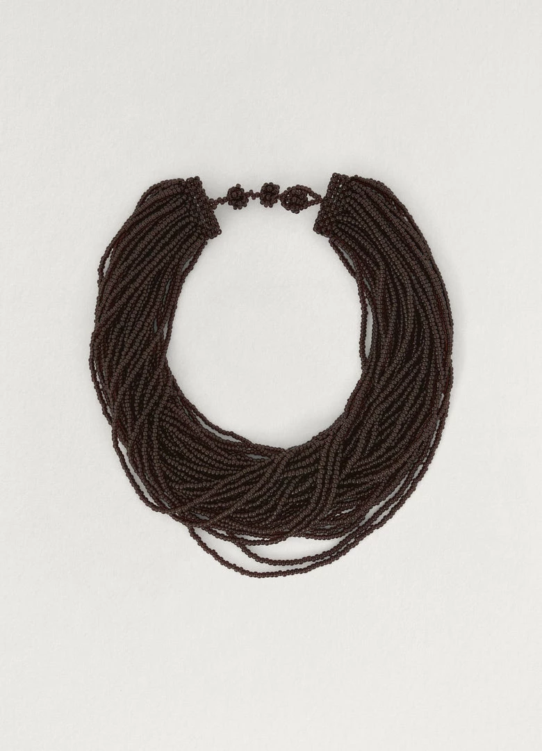 Lemaire-UK PEARLS TORSADE NECKLACE