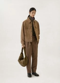 Lemaire-UK LARGE CROISSANT BAG