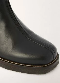 Lemaire-UK WOMEN PIPED HEELED BOOTS
