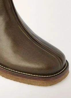 Lemaire-UK WOMEN PIPED HEELED BOOTS