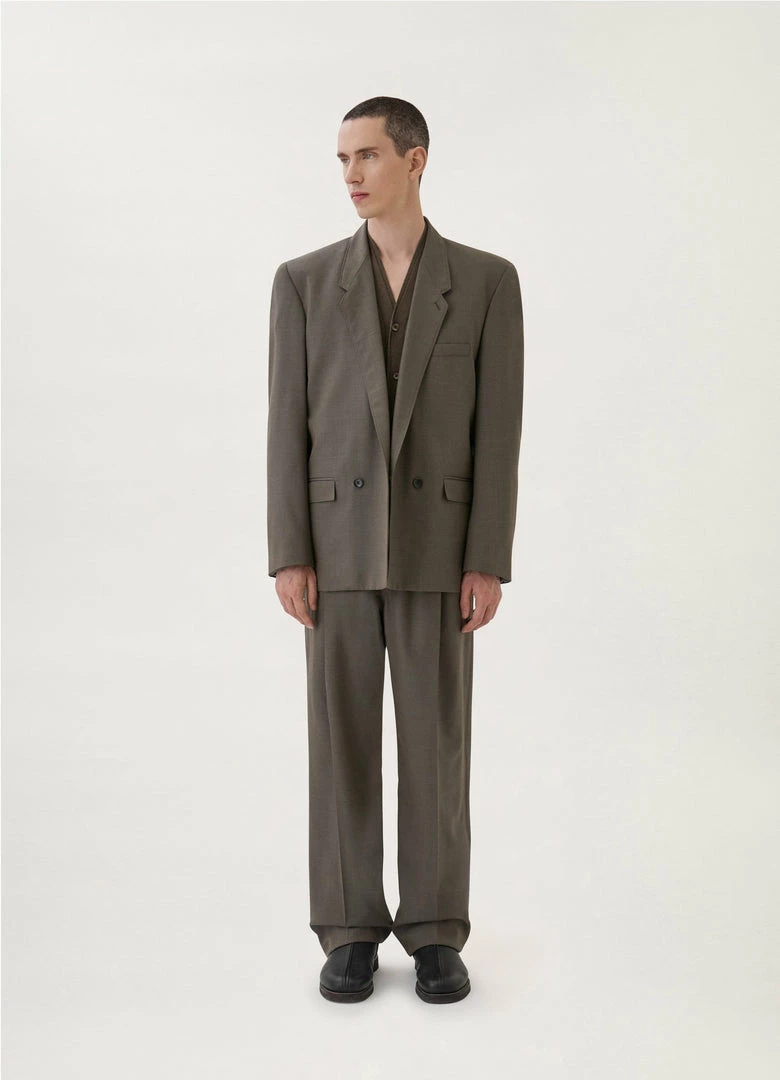 Lemaire-UK BOXY DOUBLE BREASTED BLAZER Men