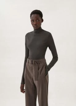 Lemaire-UK Women SECOND SKIN HIGH NECK TOP