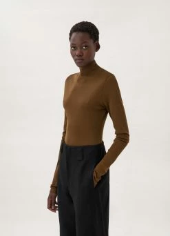 Lemaire-UK SECOND SKIN HIGH NECK TOP