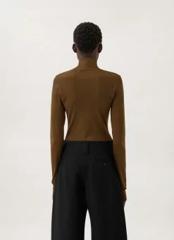 Lemaire-UK SECOND SKIN HIGH NECK TOP