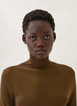 Lemaire-UK SECOND SKIN HIGH NECK TOP