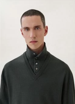 Lemaire-UK Men TROMPE L'OEIL POLO SHIRT