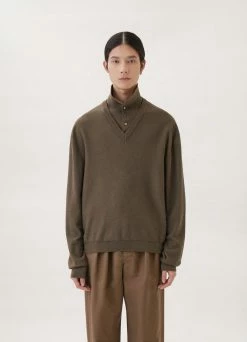 Lemaire-UK TROMPE L'OEIL POLO SHIRT