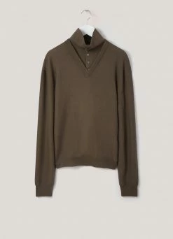 Lemaire-UK TROMPE L'OEIL POLO SHIRT