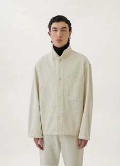 Lemaire-UK STAND COLLAR OVERSHIRT