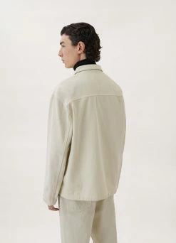 Lemaire-UK STAND COLLAR OVERSHIRT