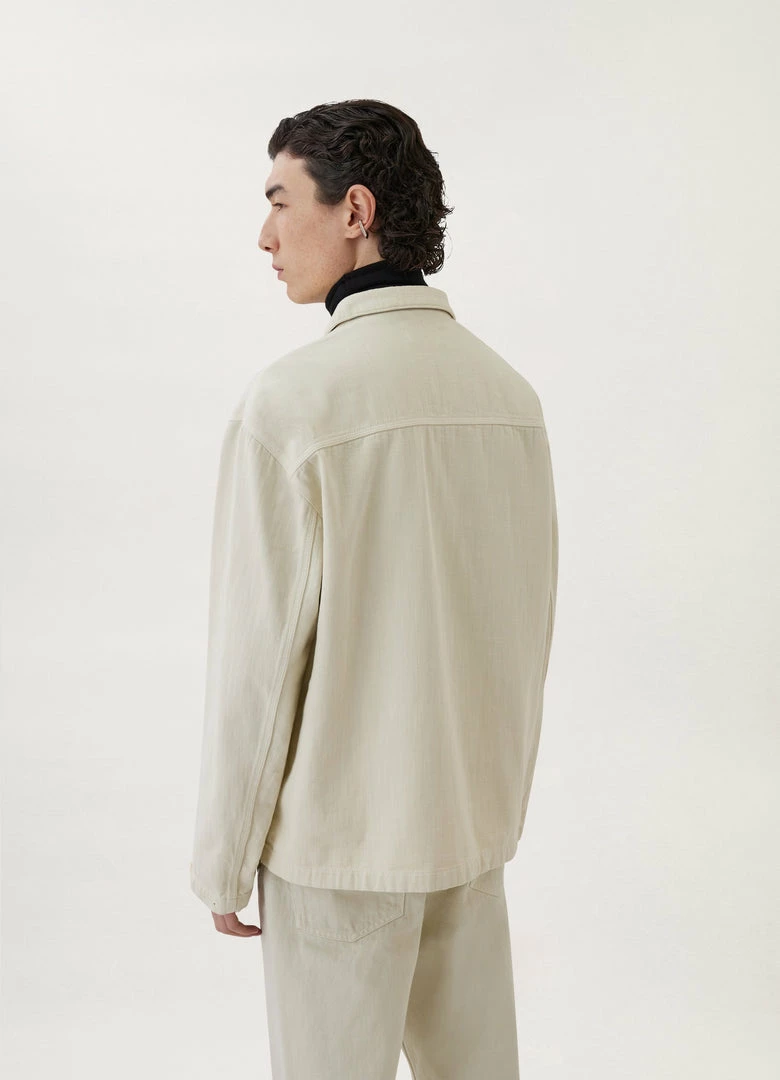 Lemaire-UK STAND COLLAR OVERSHIRT