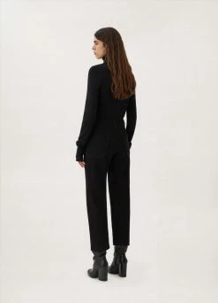 Lemaire-UK DENIM TWISTED PANTS Women