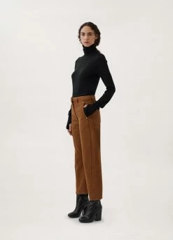 Lemaire-UK DENIM TWISTED PANTS Women