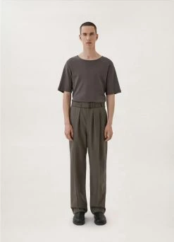Lemaire-UK LOOSE PLEATED PANTS Men