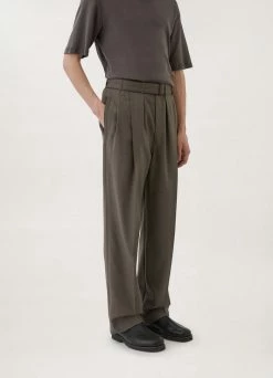 Lemaire-UK LOOSE PLEATED PANTS Men