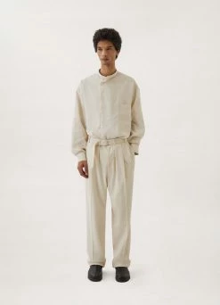 Lemaire-UK LOOSE PLEATED PANTS Men