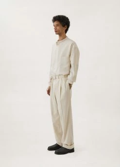 Lemaire-UK LOOSE PLEATED PANTS Men
