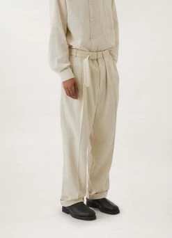 Lemaire-UK LOOSE PLEATED PANTS Men