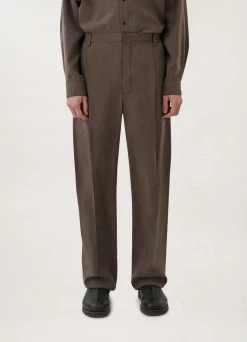 Lemaire-UK Men EASY PLEATED PANTS