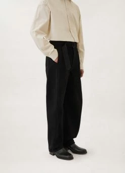 Lemaire-UK TWISTED BELTED PANTS Women