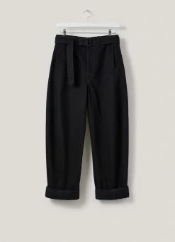 Lemaire-UK TWISTED BELTED PANTS Women
