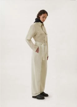 Lemaire-UK TWISTED BELTED PANTS Women