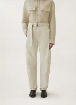 Lemaire-UK TWISTED BELTED PANTS Women