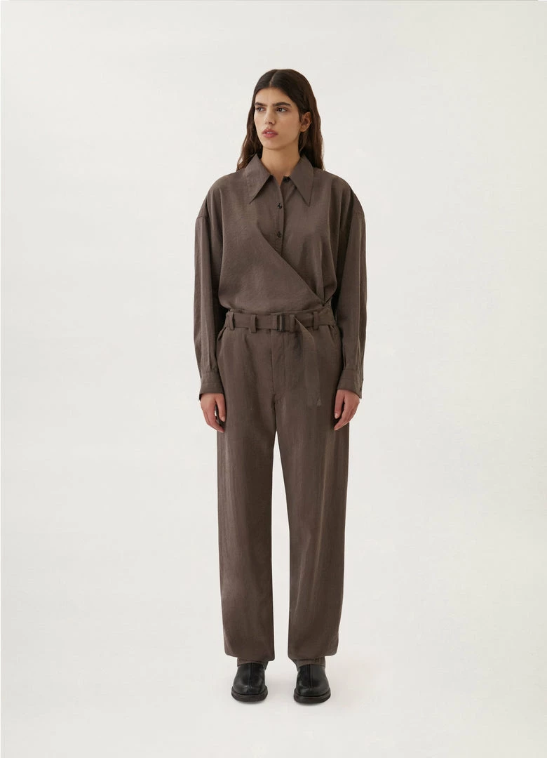 Lemaire-UK SOFT BELTED PANTS