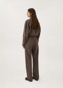 Lemaire-UK SOFT BELTED PANTS