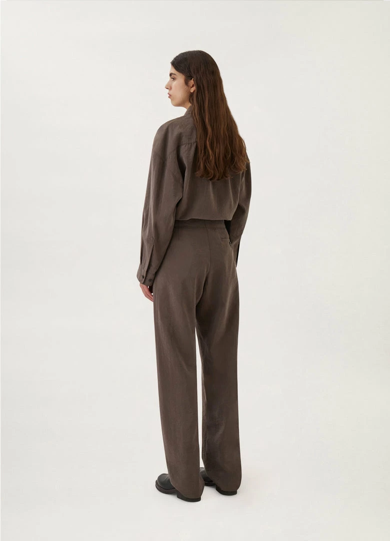 Lemaire-UK SOFT BELTED PANTS