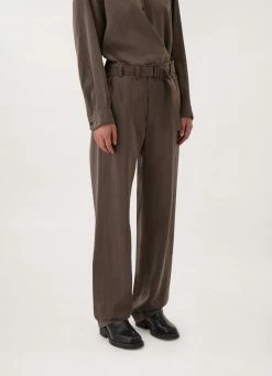 Lemaire-UK SOFT BELTED PANTS