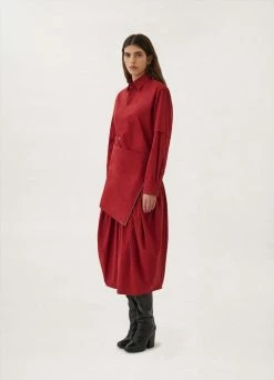 Lemaire-UK Women SHIRT WITH SLITS