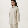 Lemaire-UK Women SHIRT WITH SLITS