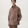 Lemaire-UK REGULAR COLLAR TWISTED SHIRT