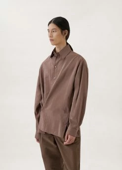 Lemaire-UK REGULAR COLLAR TWISTED SHIRT