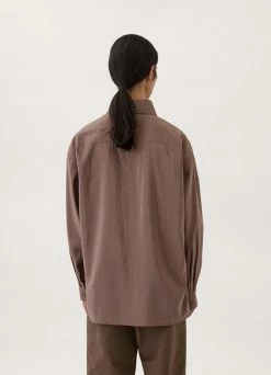 Lemaire-UK REGULAR COLLAR TWISTED SHIRT