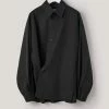 Lemaire-UK REGULAR COLLAR TWISTED SHIRT