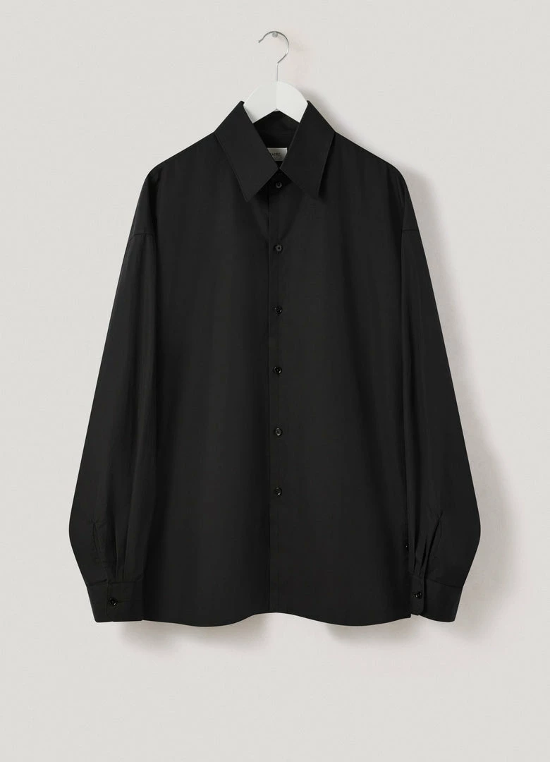 Lemaire-UK REGULAR COLLAR TWISTED SHIRT