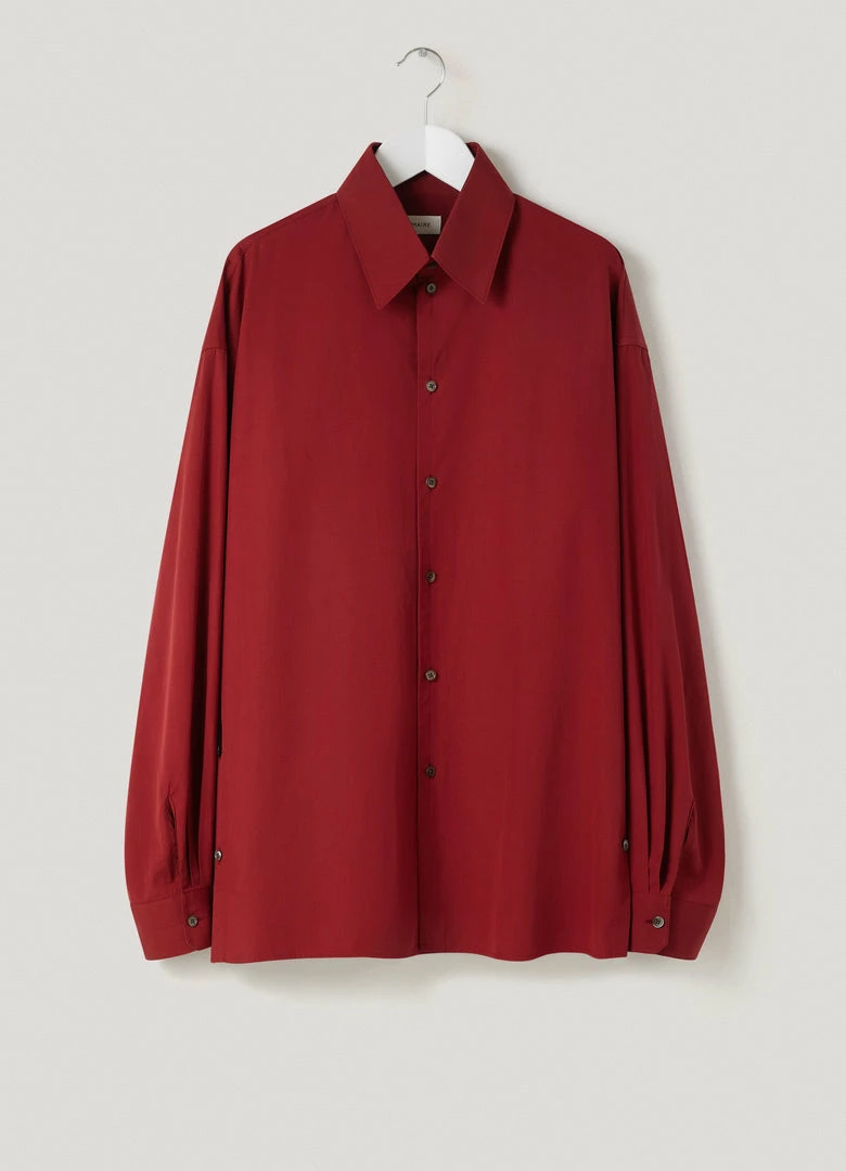 Lemaire-UK Men REGULAR COLLAR TWISTED SHIRT