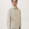 Lemaire-UK REGULAR COLLAR TWISTED SHIRT