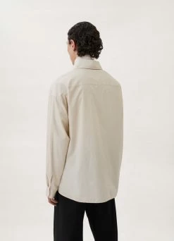 Lemaire-UK REGULAR COLLAR TWISTED SHIRT
