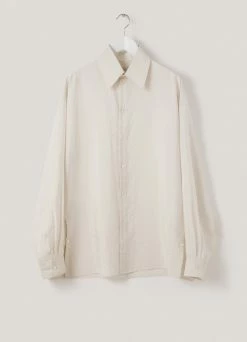 Lemaire-UK REGULAR COLLAR TWISTED SHIRT