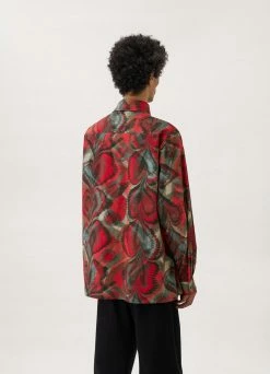 Lemaire-UK REGULAR COLLAR TWISTED SHIRT