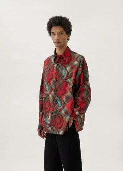 Lemaire-UK REGULAR COLLAR TWISTED SHIRT