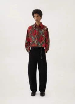 Lemaire-UK REGULAR COLLAR TWISTED SHIRT