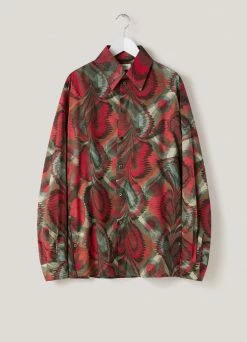 Lemaire-UK REGULAR COLLAR TWISTED SHIRT