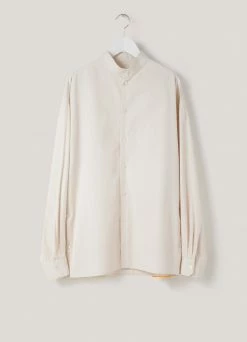 Lemaire-UK STAND COLLAR TWISTED SHIRT Men