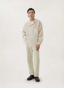 Lemaire-UK ASYMMETRIC SHIRT
