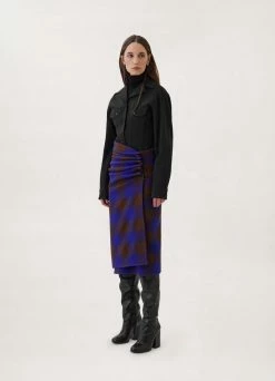 Lemaire-UK Women CONVERTIBLE COLLAR FITTED